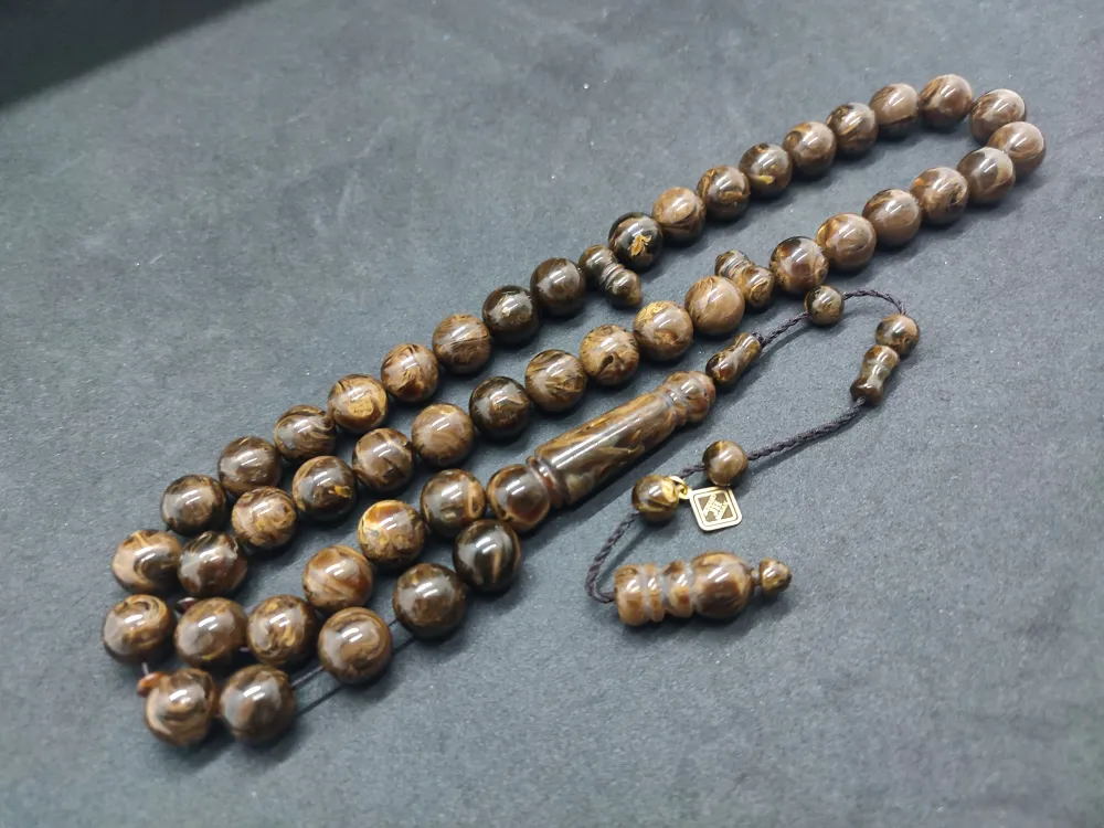 Başka Yerde Yok!Junai̇d Hasan Usta Eseri̇ 45 Habbe İri̇ Boy Eski̇ Obejden Katali̇n küçük resim 3