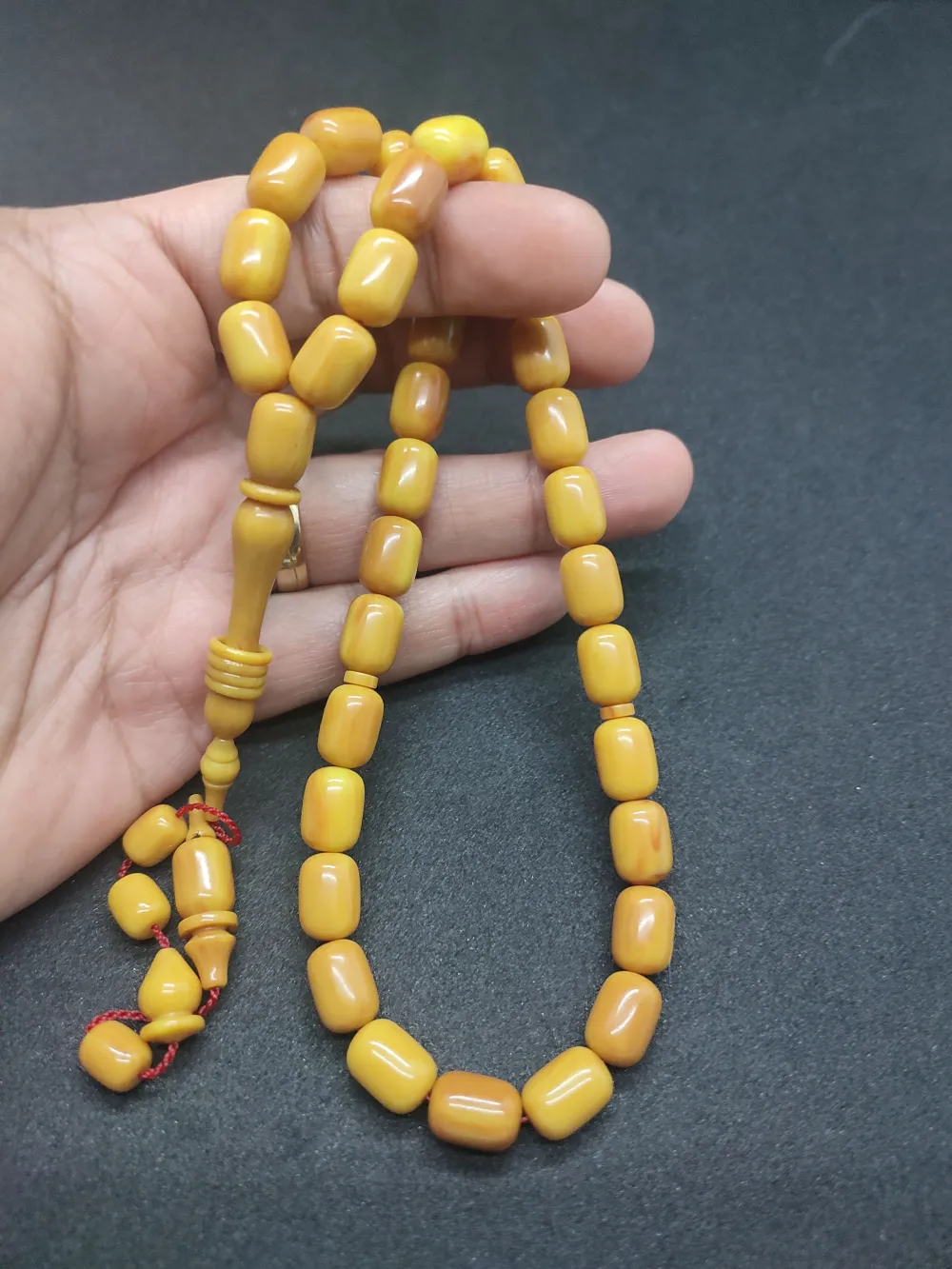 Ahmet Eryılmaz Usta Eseri̇ 0.6 Deli̇m   İmame Halkalı Çi̇ft Ci̇lalı Sıkma Kehri̇bar küçük resim 5