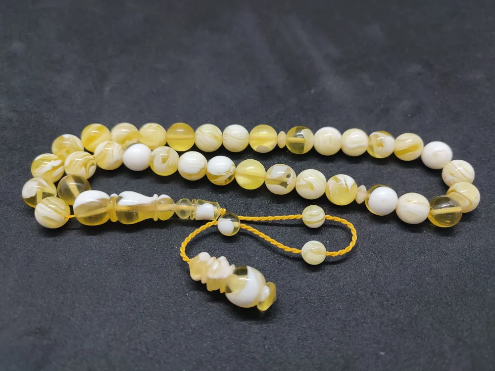 Şevket Alkan Usta Eseri̇ 25.12 Gr. Lübnan Mügellef Damla Kehri̇bar küçük resim 3