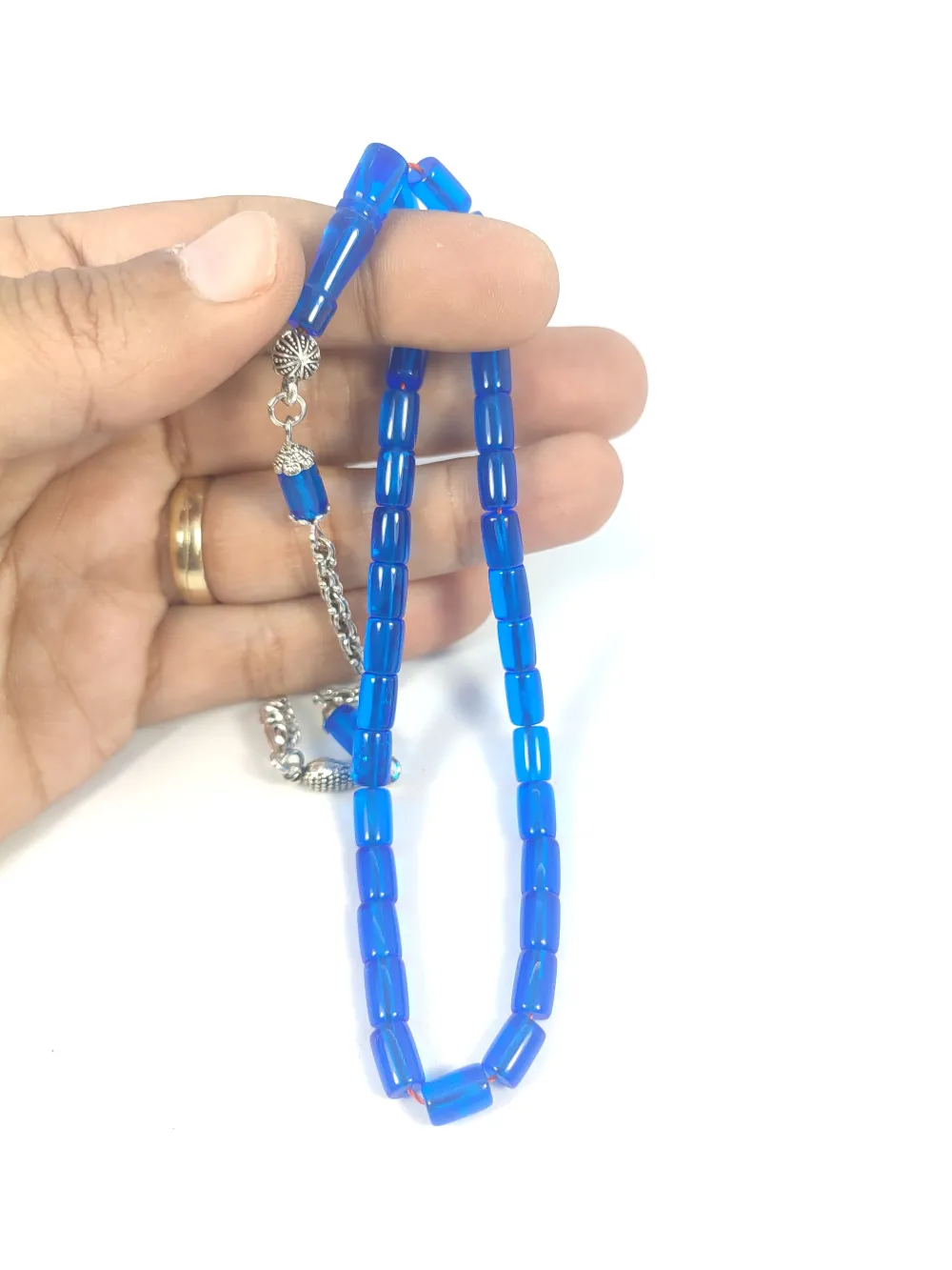 Şevket Alkan Usta Eseri̇ Alman Gümüş Püsküllü Aykırı Renk El Boy Uçak Camı küçük resim 4