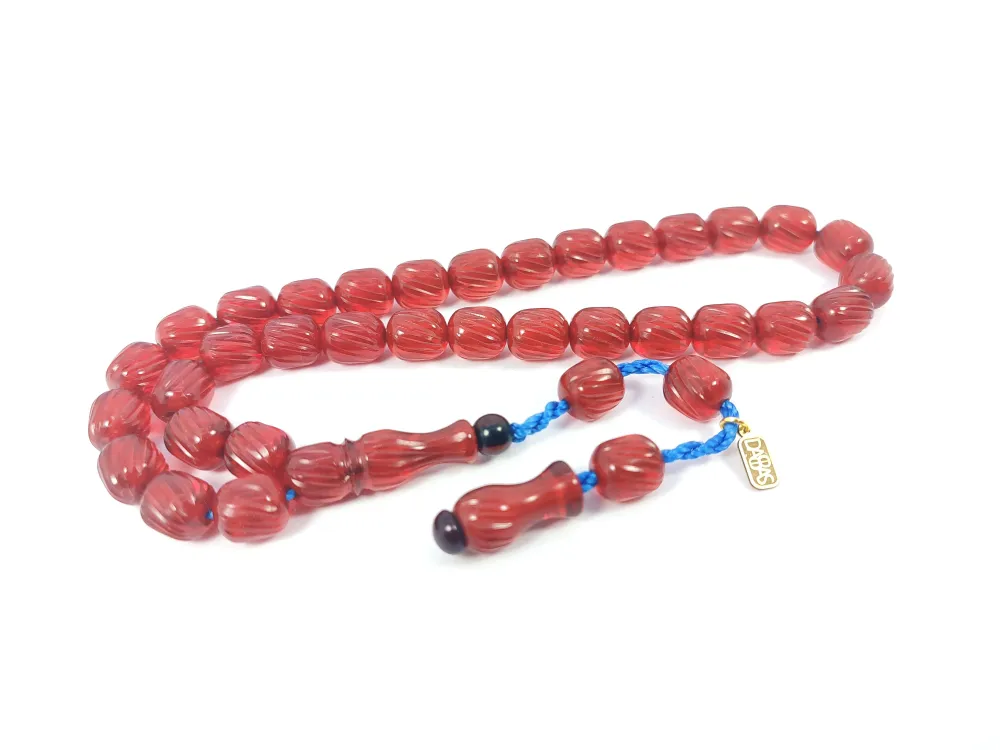 Muhammed Dabbas Usta İşi̇ İmzalı Kalem Oyma Ateş-İ Kehri̇bar küçük resim 3