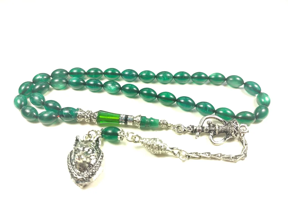 925 Ayar Gümüş Nakkaş İp Yolu Eski̇tme Multi̇ Color Sıkma Kehri̇bar küçük resim 2