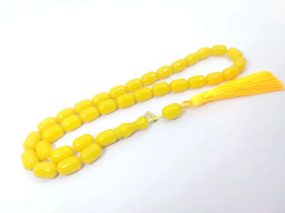 Ebu Zeyn Usta Eseri̇ İmzalı İri̇ Boy Sıkma Kehri̇bar küçük resim 2