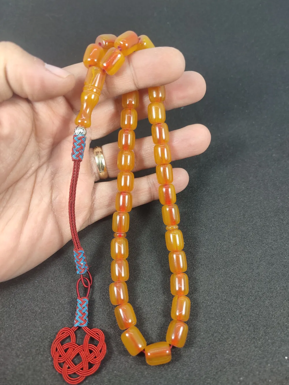 Şevket Alkan Usta Eseri̇ Kazaz Püsküllü Rengi̇n Zi̇rvesi̇ Alman Faturan küçük resim 4