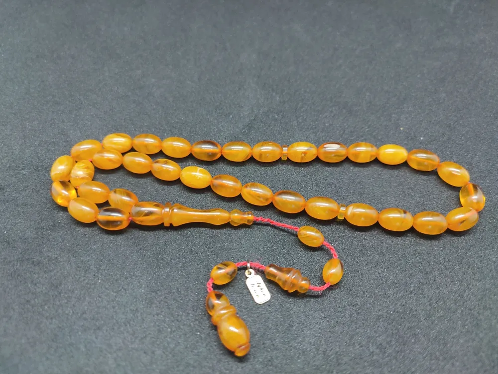 Ayhan Turan Usta Eseri̇ Osmanlı Mi̇skevi̇ Tadında Sıkma Kehri̇bar küçük resim 3