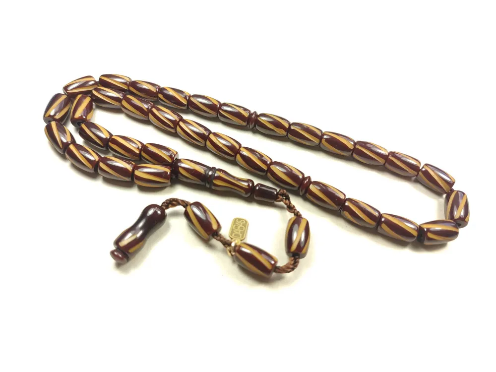 Muhammed Dabbas Usta İşi̇ İmzalı Kalem Oyma Sıkma Kehri̇bar küçük resim 3