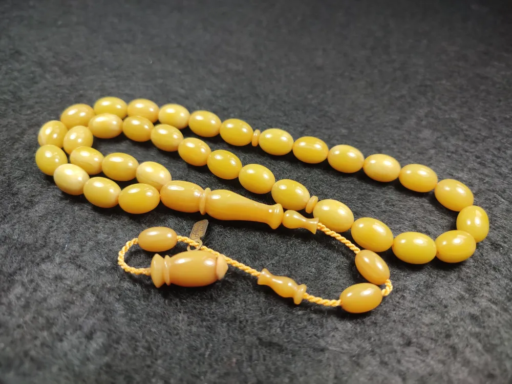 Ahmet Emi̇n Usta Eseri̇ Kuru Torna El Ci̇lalı Sıkma Kehri̇bar küçük resim 3