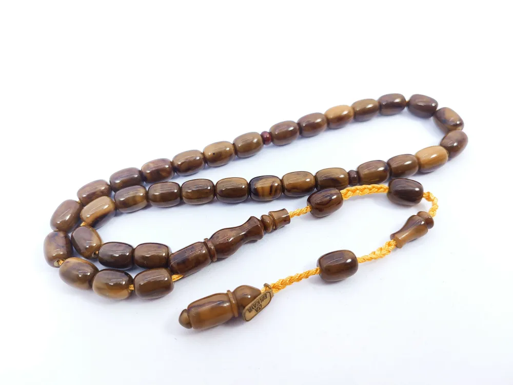 İsa Balkaya Eseri̇ Koni̇k Deli̇m(Eski̇ Usul) 12 Kat İpe Di̇zi̇li̇ Eski̇ Sıkma Kehri̇bar