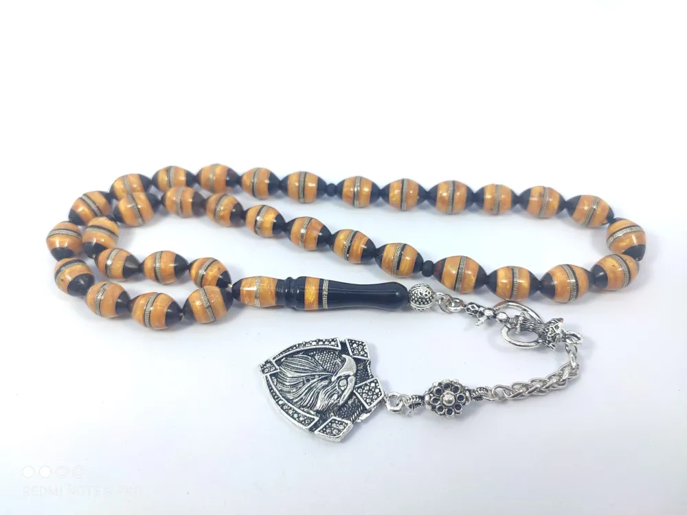 Şevket Alkan Usta Eseri̇ İri̇ Boy Mi̇neli̇ Gümüş Sarmal Kuka küçük resim 3