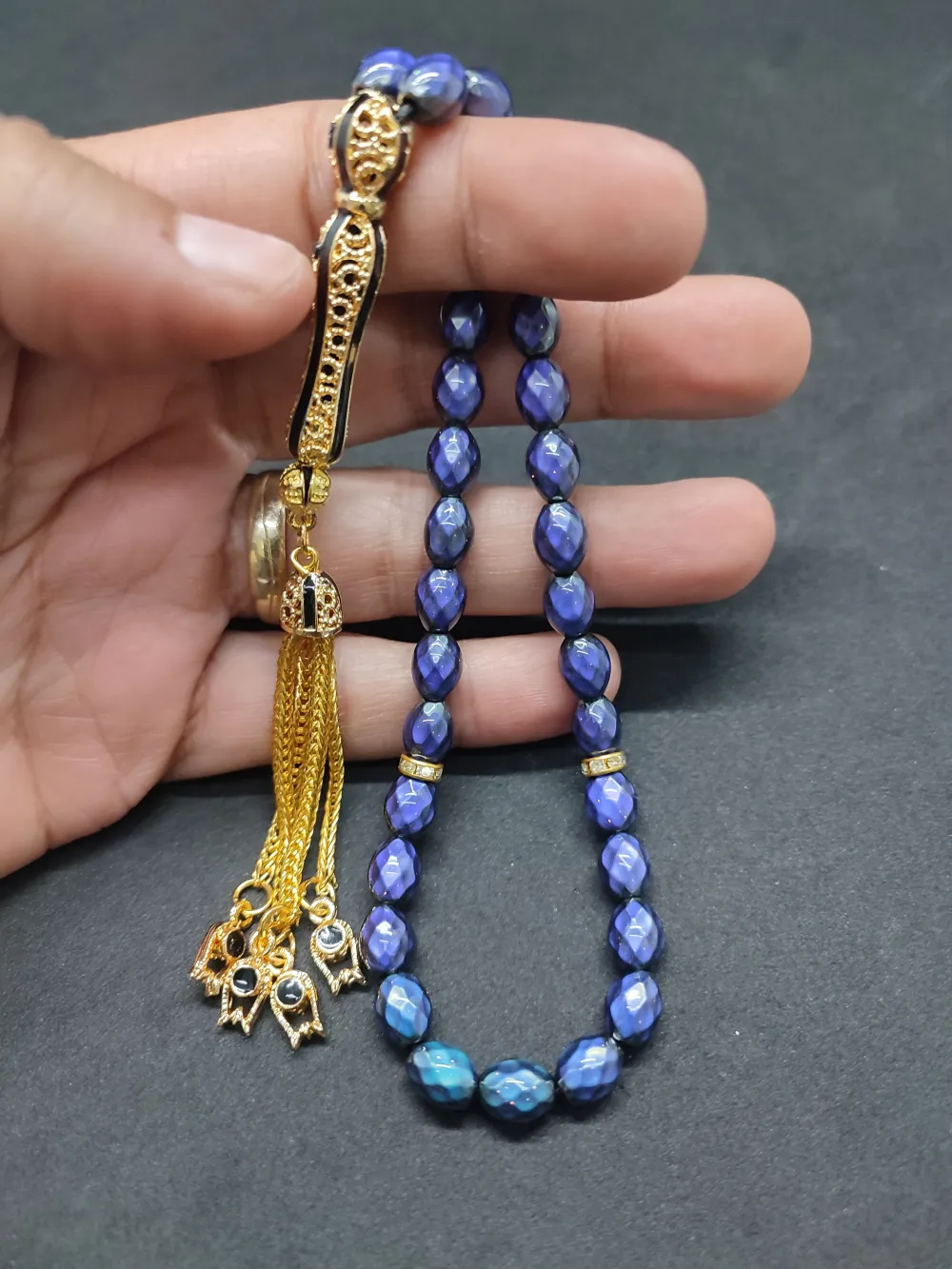 Telkari̇ Püskül Kombi̇nli̇ El Isısına Göre 7 Renk Deği̇şti̇ren Hi̇s Taşı küçük resim 4