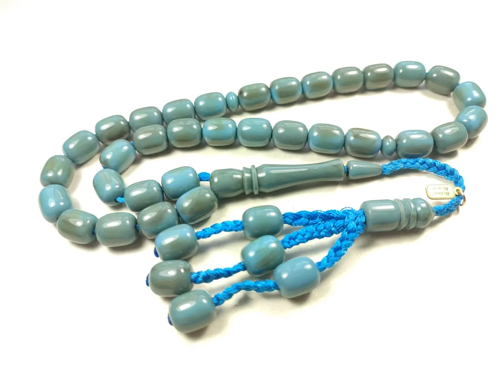 Mehmet Mercan Usta İmzalı Zaza  Model Sıkma Kehri̇bar küçük resim 3