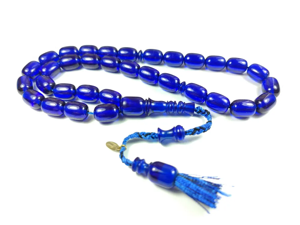 Junai̇d Hasan Usta İşi̇ İmzalı Mühürlü Sıkma Kehri̇bar küçük resim 2