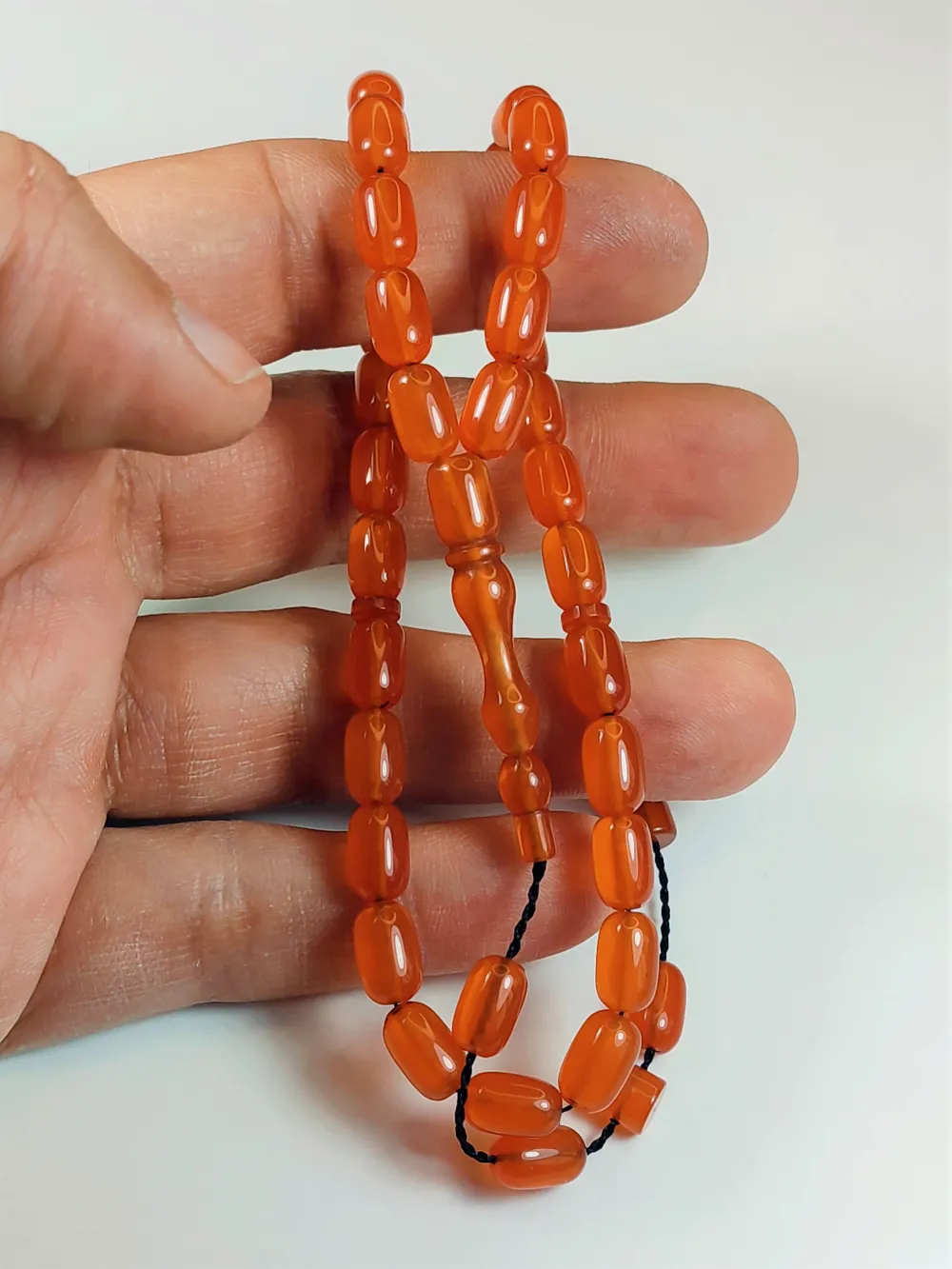 Mehmet Sancaktar Usta İşi̇ İmzalı Mühürlü İmame Oturtma   Zar Kehri̇bar küçük resim 5