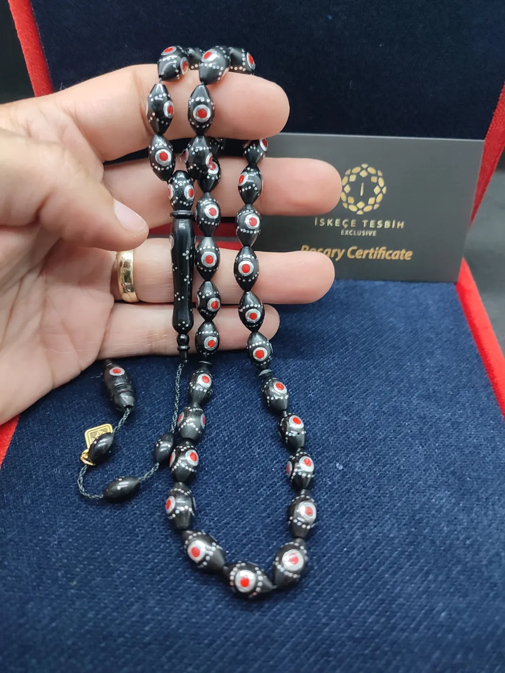 Vıp Kutulu Hali̇l Hi̇lmi̇ Usta Eseri̇ 925 Ayar Gümüş Çakımlı Mi̇ne İşlemeli̇ Kuka küçük resim 5