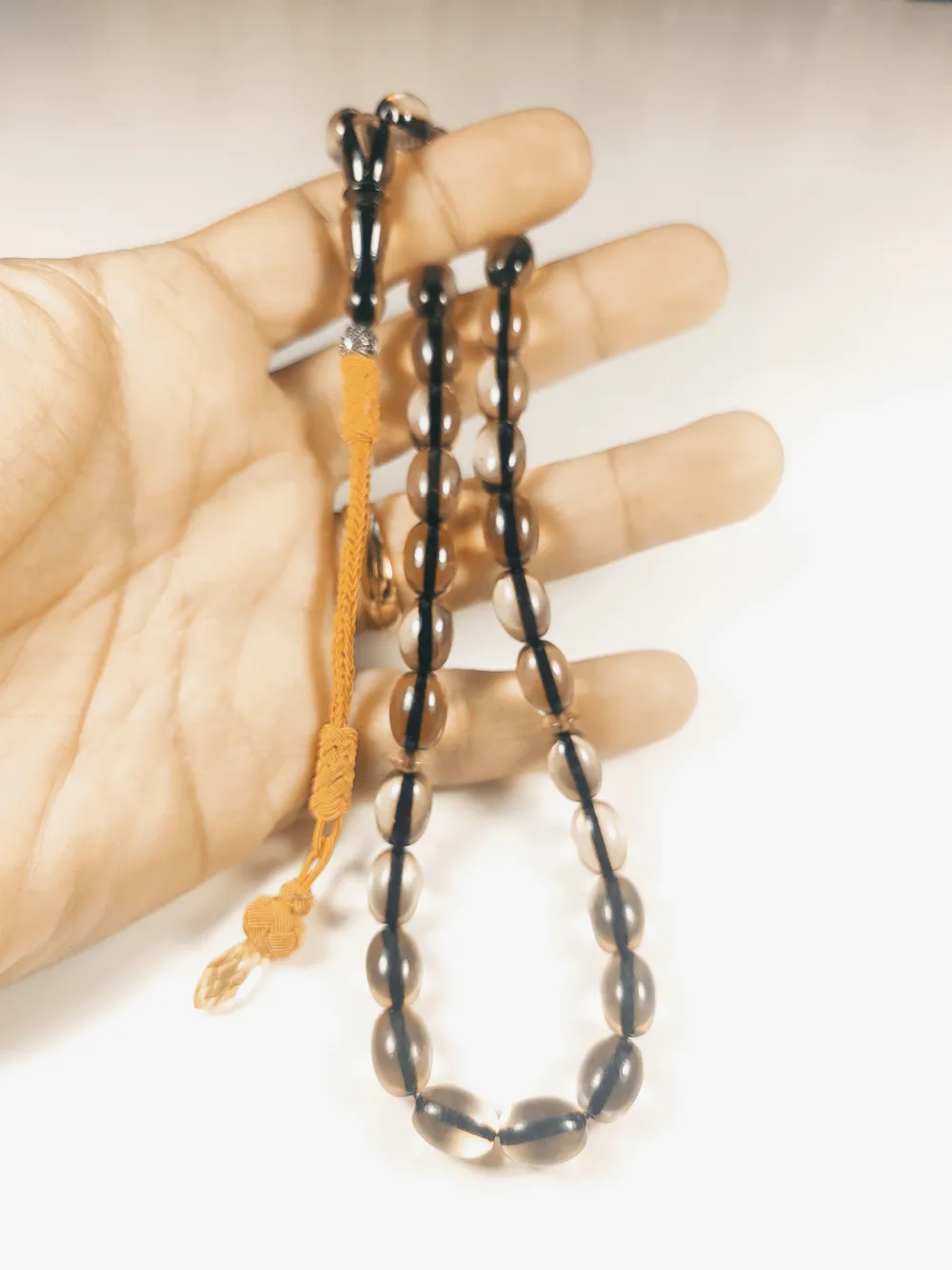 Darabacı Abdullah Usta Eseri̇ Trabzon Kazazi̇ye Püsküllü3 Kat Ci̇lalı Ateş Kehri̇bar küçük resim 4