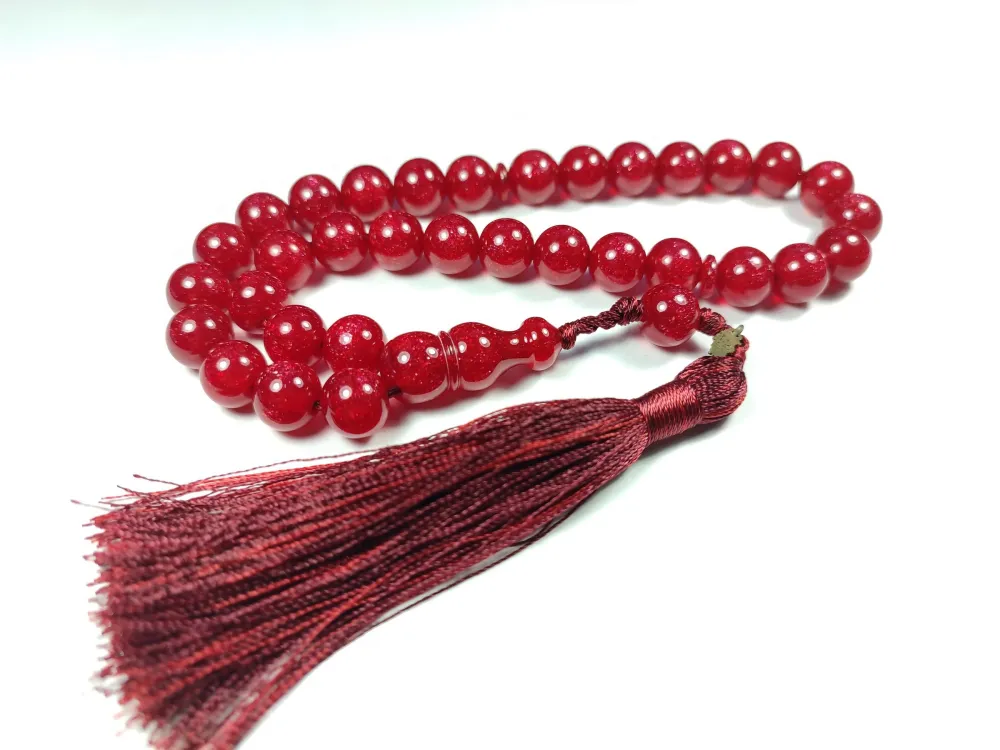 Ebu Zeyn Usta İşi̇ İmzalı Mühürlü Sıkma Kehri̇bar küçük resim 3