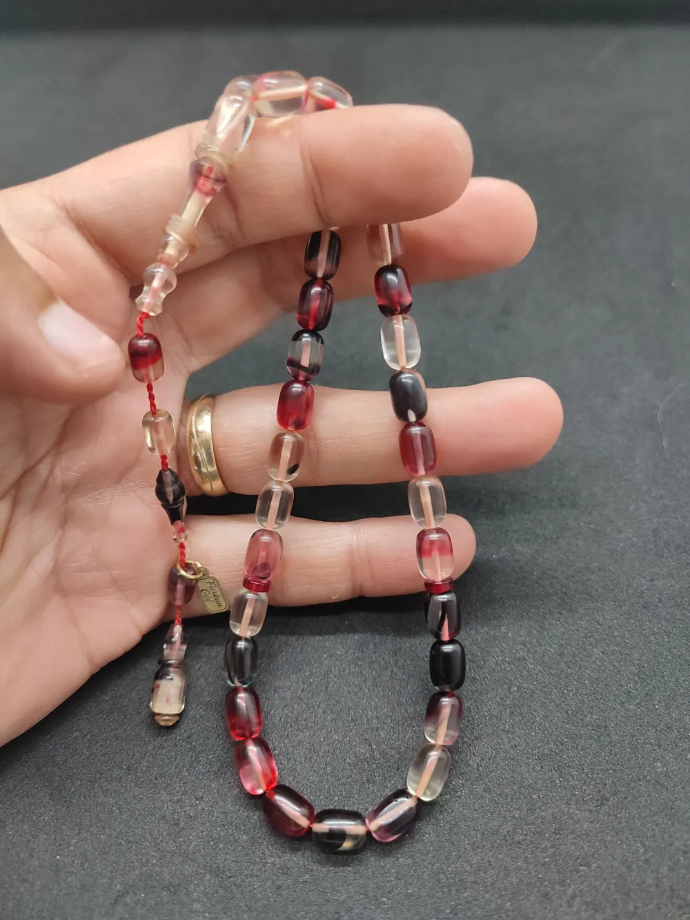 Furkan Gül Usta Eseri̇ El Boy İmame Halkalı Ateş-İ Kehri̇bar küçük resim 3