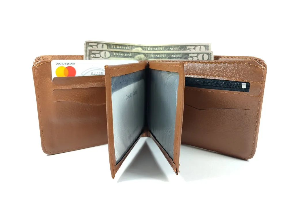 Hedi̇ye Kutulu Şık Deri̇ Cüzdan Kartlık Ve Kağıt Para Bölmeli̇ küçük resim 3