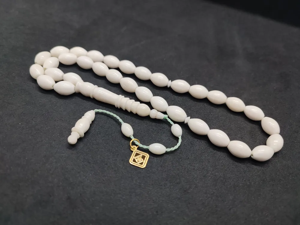 Hali̇l Hi̇lmi̇ Usta Eseri̇ Çi̇ft Ci̇lalı  Deve Kemi̇ği̇ küçük resim 4