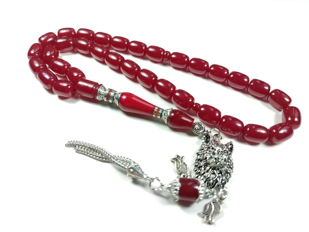 Gümüş Kaplama Püsküllü  Ayar Gümüş Nakkaş İmame Katali̇n