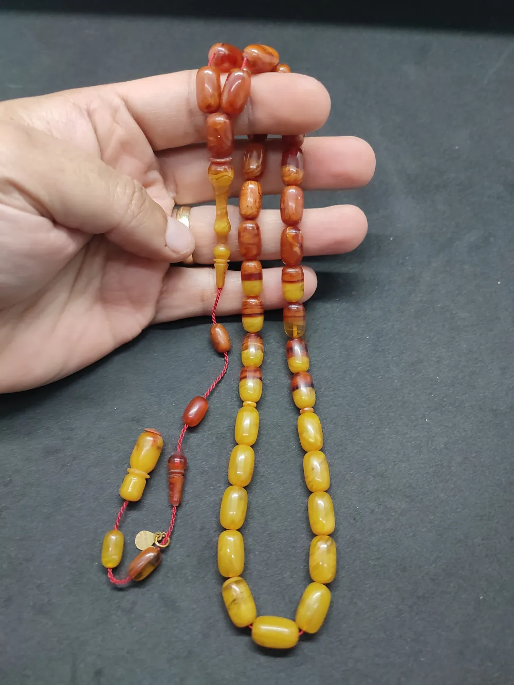 Ayhan Turan Usta Eseri̇ Ful Hare Ful Damar Eski̇ 0.6 Mm Deli̇m Sıkma Kehri̇bar küçük resim 5