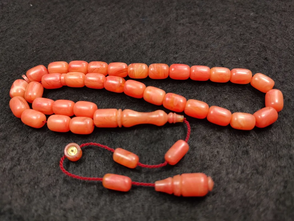 Aki̇f Karasapan Usta Eseri̇ İmzalı Kondüsyon Hari̇kası Sıkma Kehri̇bar küçük resim 2