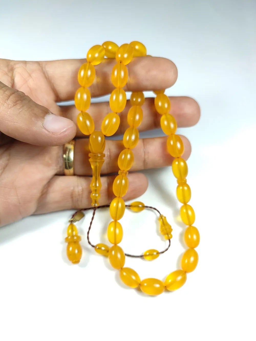 Ayhan Turan Usta İşi̇ İmzalı  Sıkma Kehri̇bar küçük resim 4