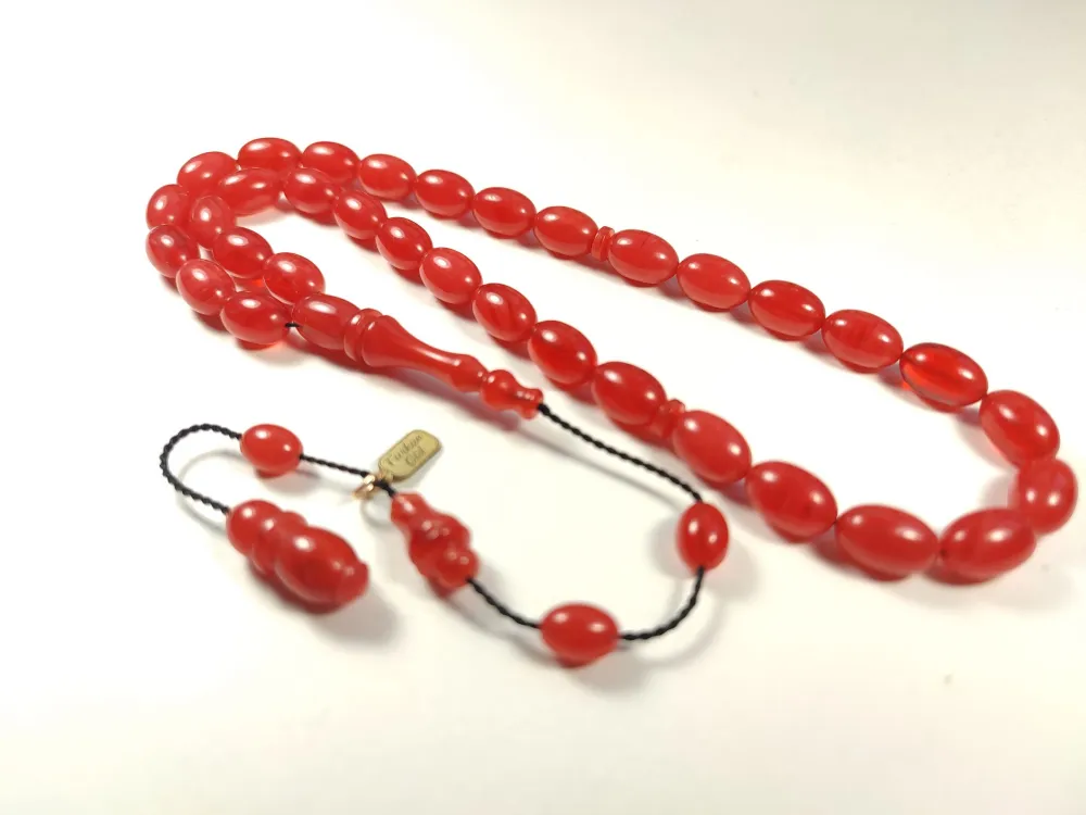 Furkan Gül Usta İşi̇ İmzalı Mühürlü  Sıkma Kehri̇bar