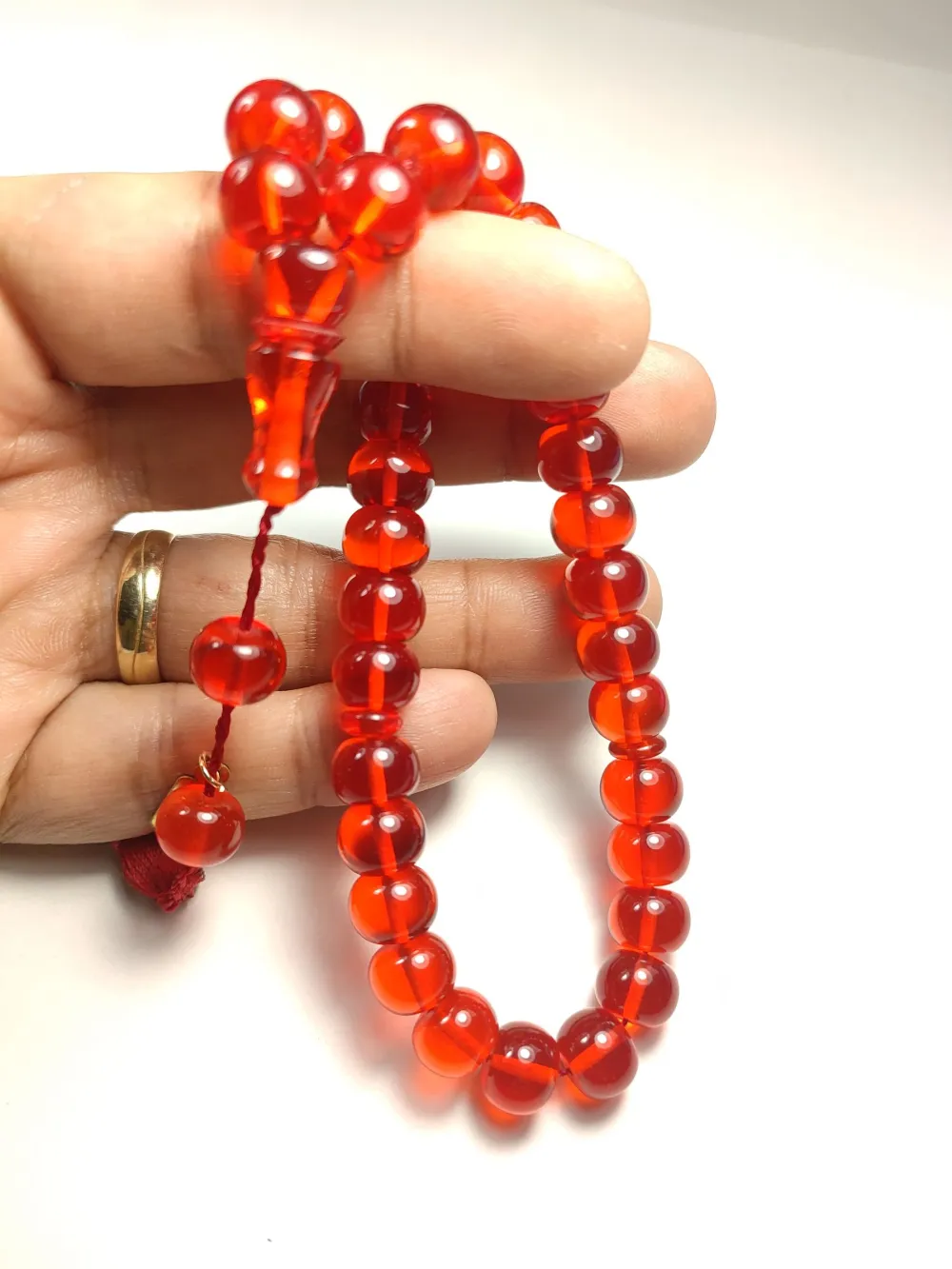 Ebu Zeyn Usta İşi̇ İmzalı Mühürlü Ateş Kehri̇bar küçük resim 4