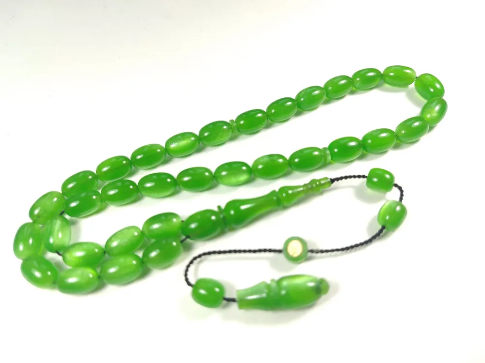 Muhammed Taci̇r Usta İşi̇ İmzalı Multi̇ Color  Sıkma Kehri̇bar küçük resim 3