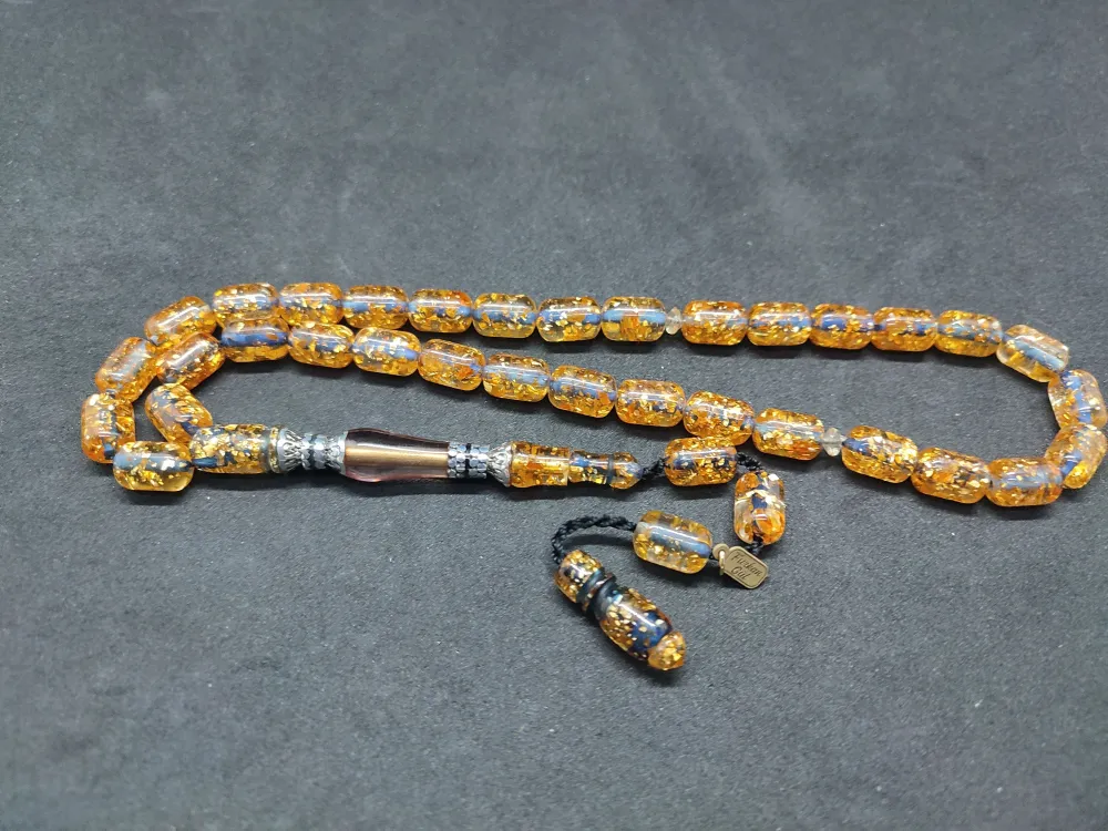 Furkan Gül Usta Eseri̇ Gümüş Nakkaş Altın Varaklı  Ateş-İ Kehri̇bar küçük resim 3