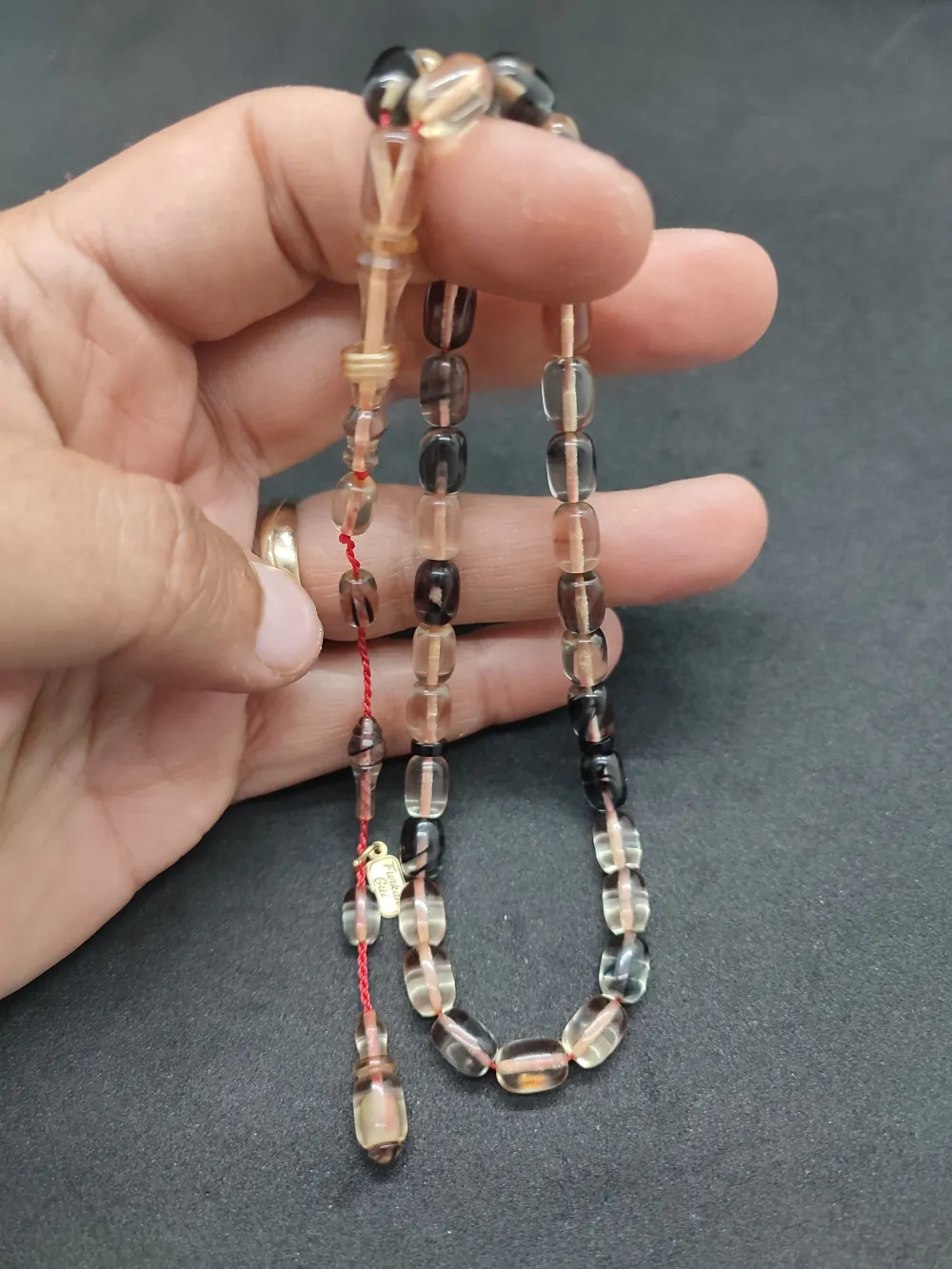 Furkan Gül Usta Eseri̇ El Boy İmame Halkalı Ateş-İ Kehri̇bar küçük resim 3