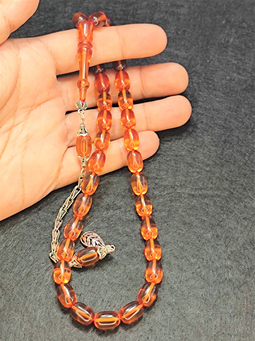 Usta İşçi̇li̇kli̇ Özel Di̇zayn Blok Zar Kehri̇bar küçük resim 4