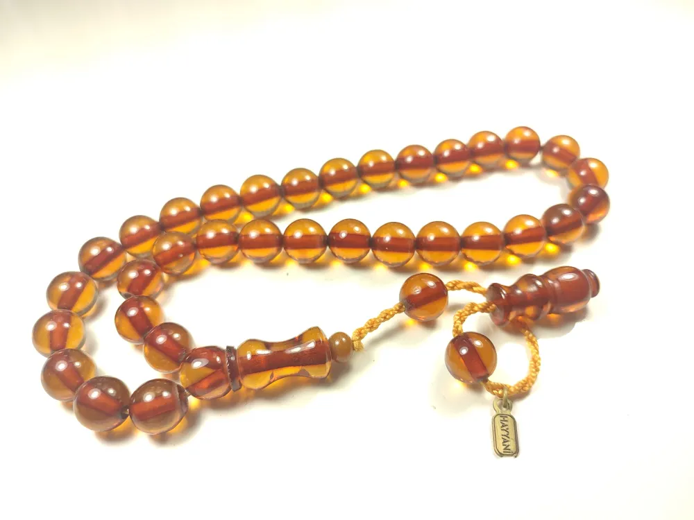 Hayyani̇ Usta İşi̇ İmzalı Sıkma Kehri̇bar