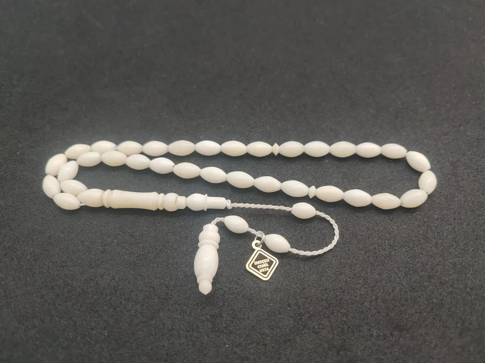 İskeçeli̇ Cemi̇l Usta Eseri̇ El Boy  Natural Deve Kemi̇ği̇ küçük resim 3