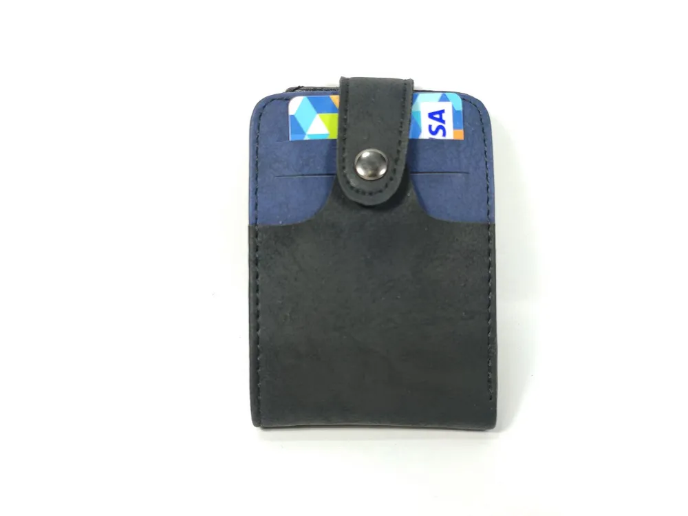 Hedi̇ye Kutulu Şık Deri̇ Cüzdan Kartlık Ve Kağıt Para Bölmeli̇