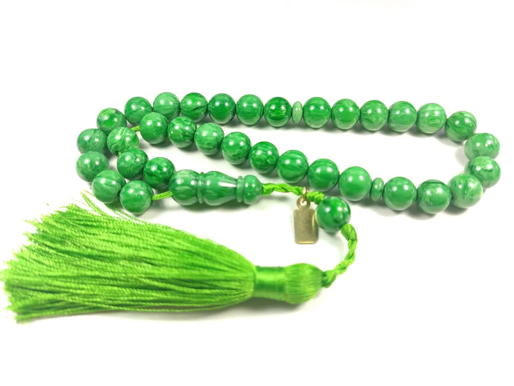 Ebu Zeyn Usta İşi̇ İmzalı Osmanlı Torunu Sıkma Kehri̇bar küçük resim 2