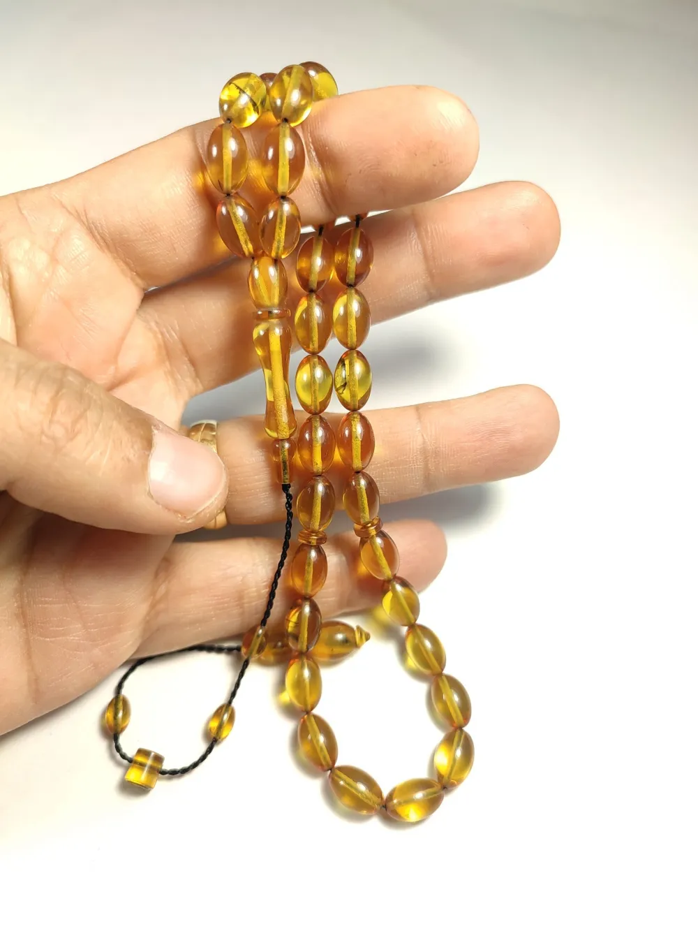 Mesut Elma Usta İşi̇ İmzalı Mühürlü Ateş Kehri̇bar küçük resim 5