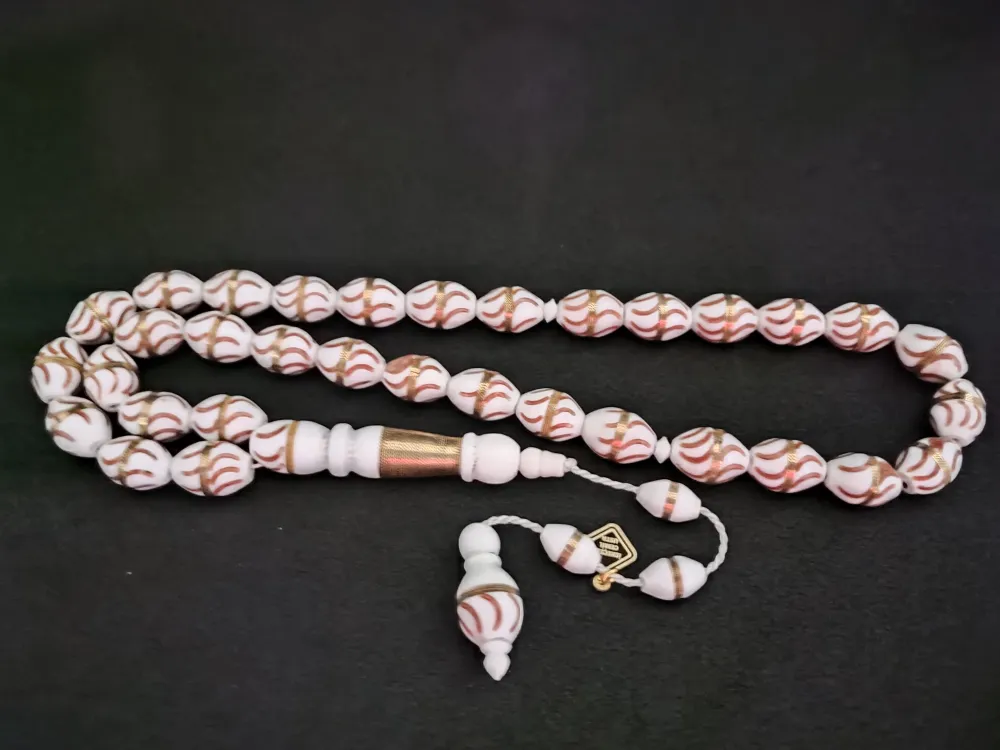 İskeçeli̇ Cemi̇l Usta Eseri̇ İri̇ Boy Gümüş Sarmal Mi̇neli̇ Deve Kemi̇ği̇ küçük resim 3