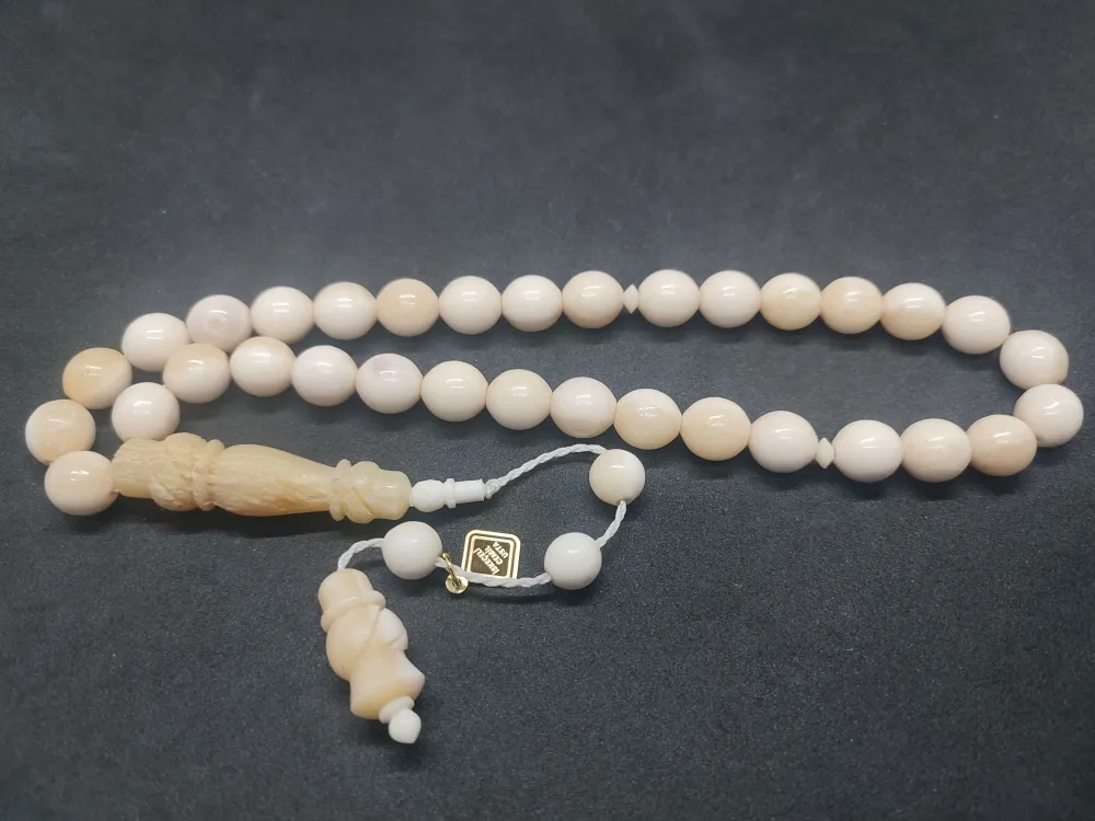 İskeçeli̇ Cemi̇l Usta Eseri̇ İmame Hi̇tame Kalem İşçi̇li̇kli̇ Naturel Bali̇na Kemi̇ği̇ küçük resim 2