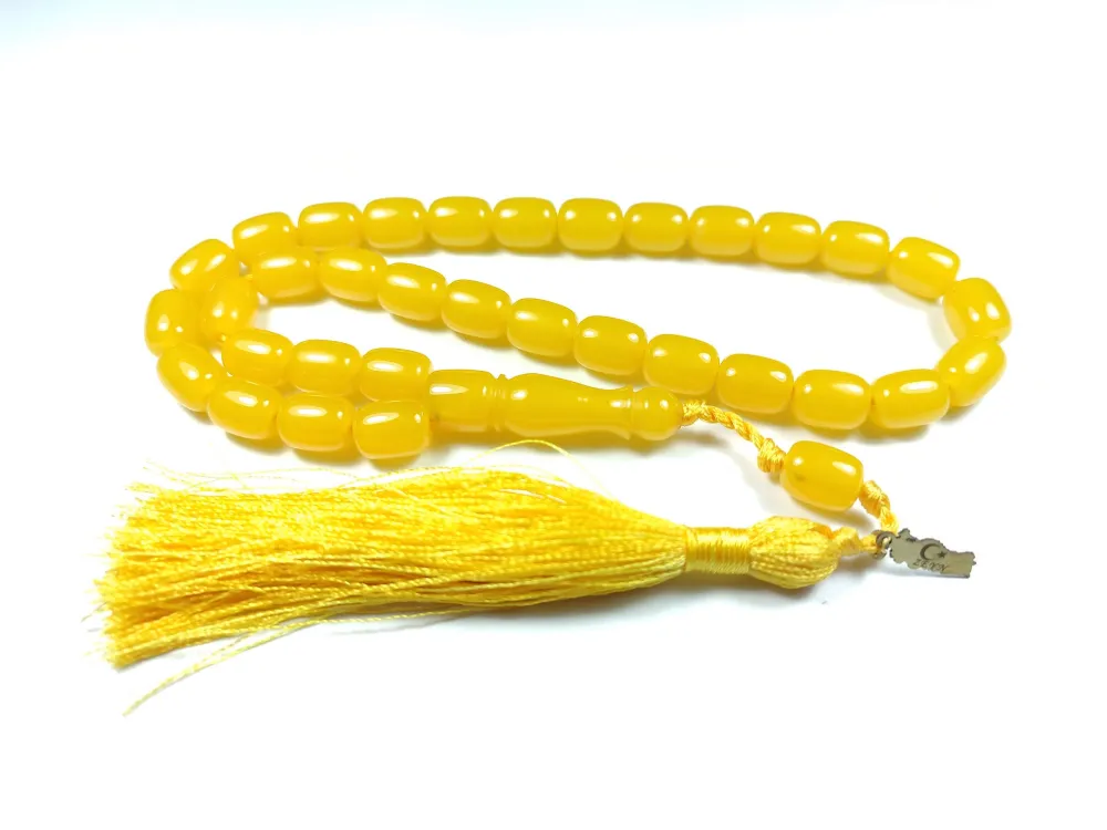 Ebu Zeyn Usta İşi̇ İmzalı Mühürlü Sıkma Kehri̇bar küçük resim 2