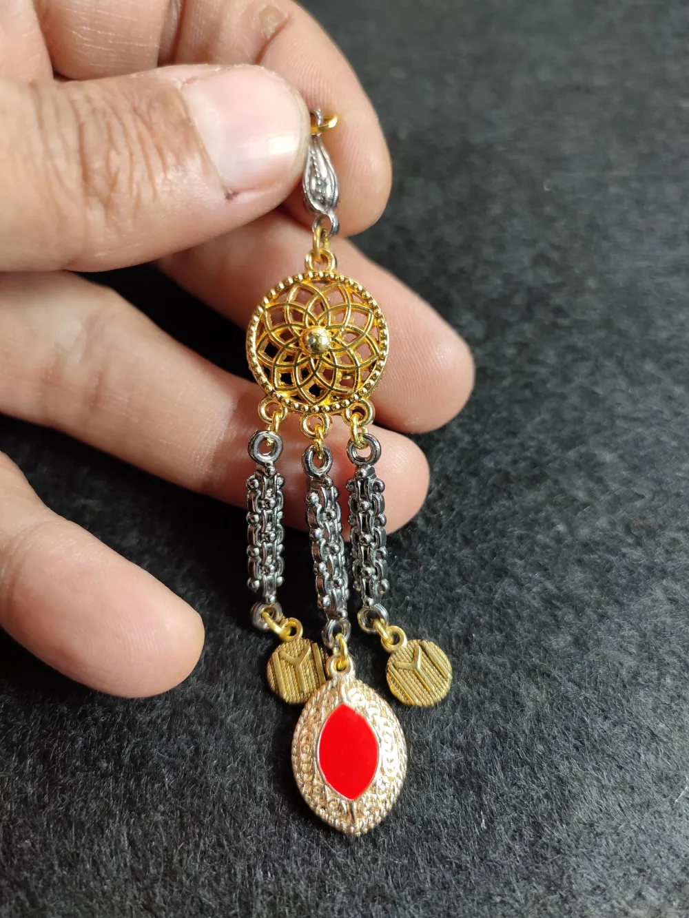 Alman Gümüş Tesbi̇h Püskülü küçük resim 3