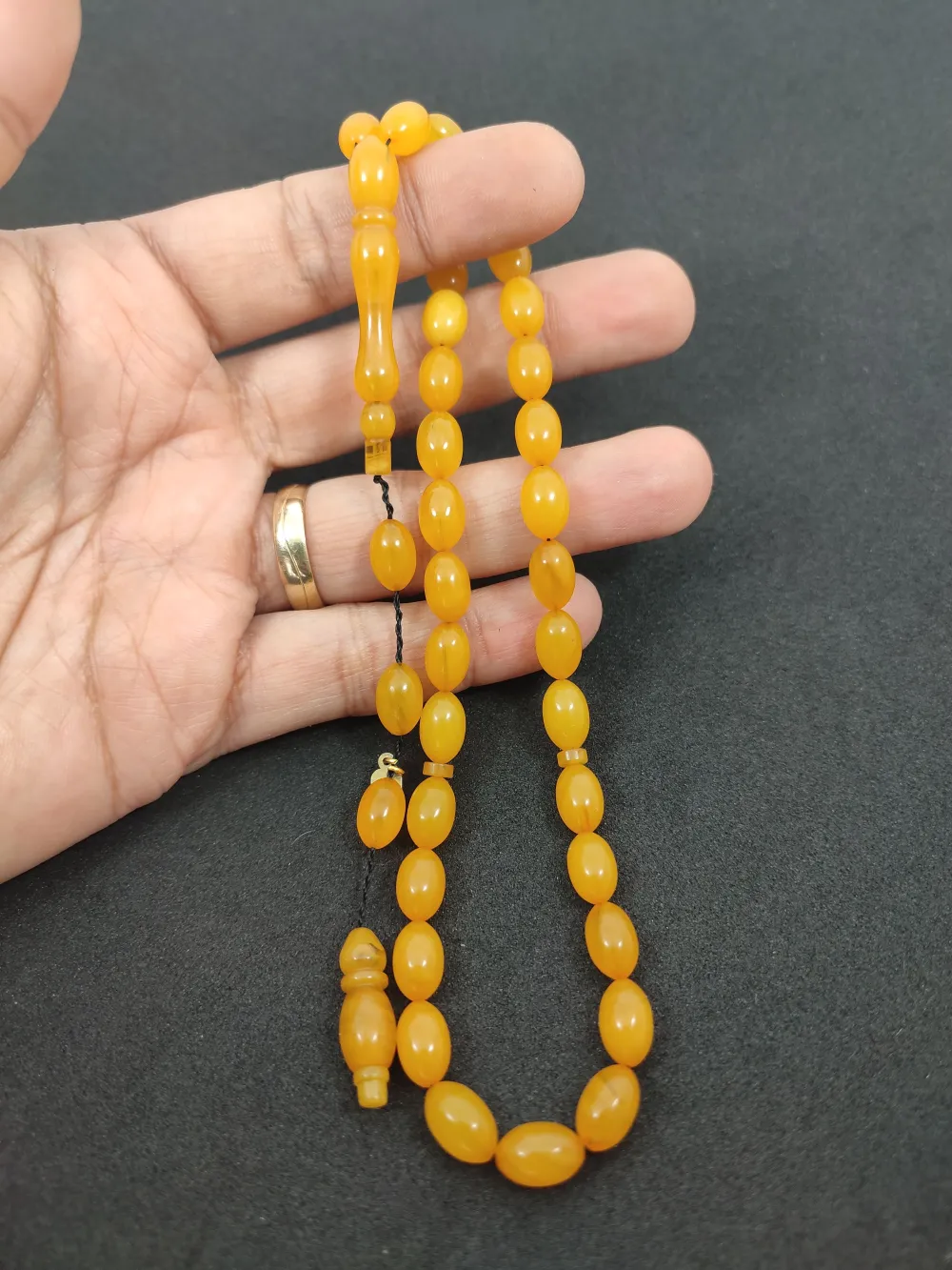 Furkan Gül Usta Eseri̇ 0.6 Şeffaf Deli̇m Çi̇ft Kat Ci̇lalı Sıkma Kehri̇bar küçük resim 4