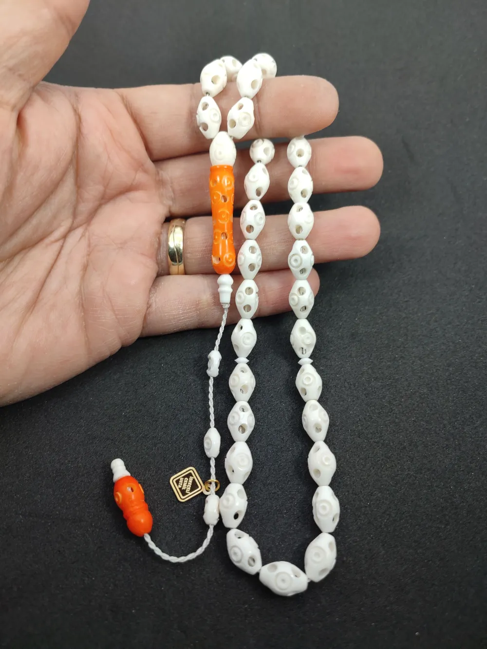 Başka Yerde Yok!!! İskeçeli̇ Cemi̇l Usta Eseri̇ Full Kalem Oyma  Deve Kemi̇ği̇ küçük resim 5