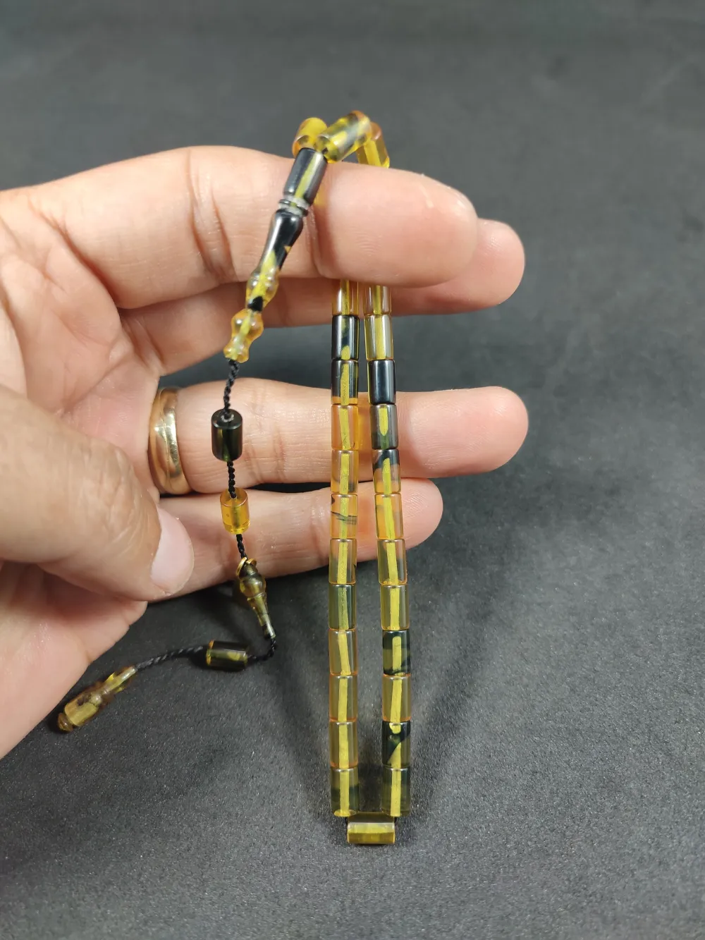 Mehmet Mercan Usta Eseri̇ Bi̇lek Boy Ok Gi̇bi̇ Kesme Sıkma Kehri̇bar küçük resim 2