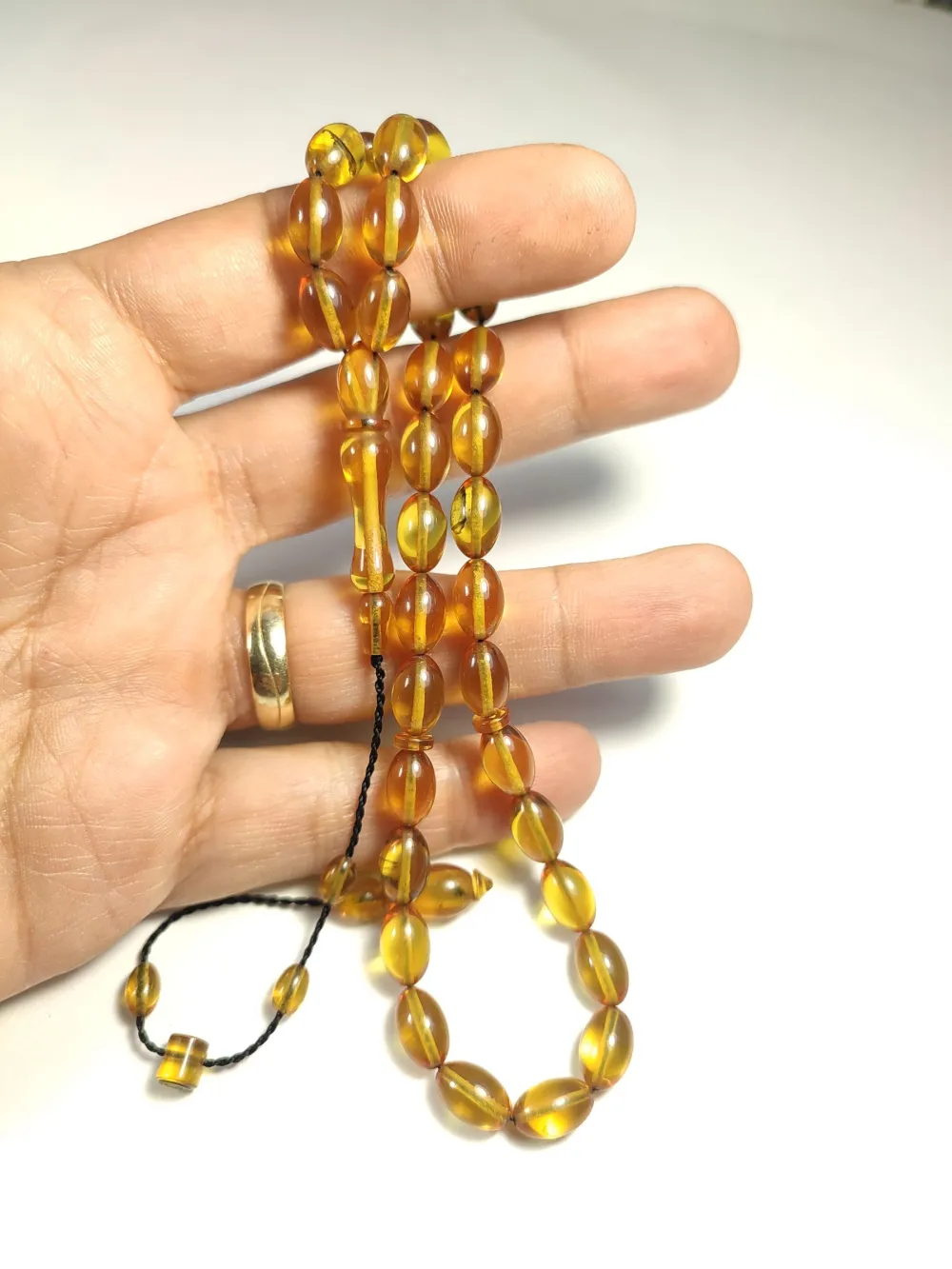 Mesut Elma Usta İşi̇ İmzalı Mühürlü Ateş Kehri̇bar küçük resim 4