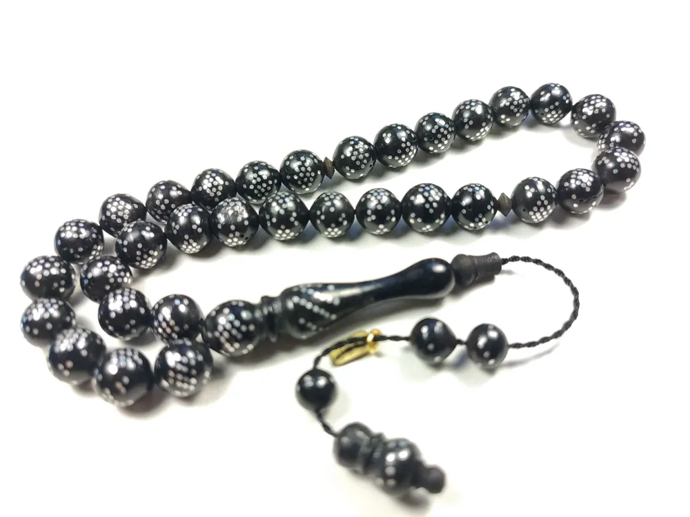 Hali̇l Hi̇lmi̇ Usta İşi̇ İmzalı 925 Ayar Gümüş Çakımlı Kuka küçük resim 2