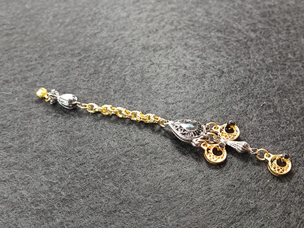 Usta İşçi̇li̇kli̇ Gümüş Kaplama Tesbi̇h Püskülü küçük resim 3