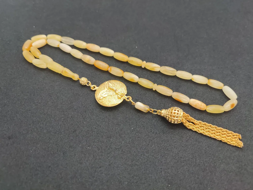 Kaçkar Usta Eseri̇ 115.43 Gr 475 Ayar Gümüş Püsküllü 13.56 Gr Mat Kaya Damla