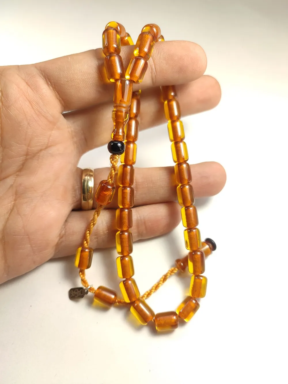 Muhammed Dabbas Usta İşi̇ İmzalı Ateş Kehri̇bar küçük resim 4